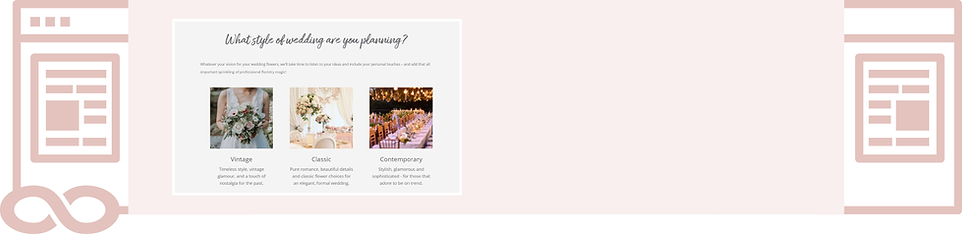 Showcase your work with unlimited content pages and blog posts